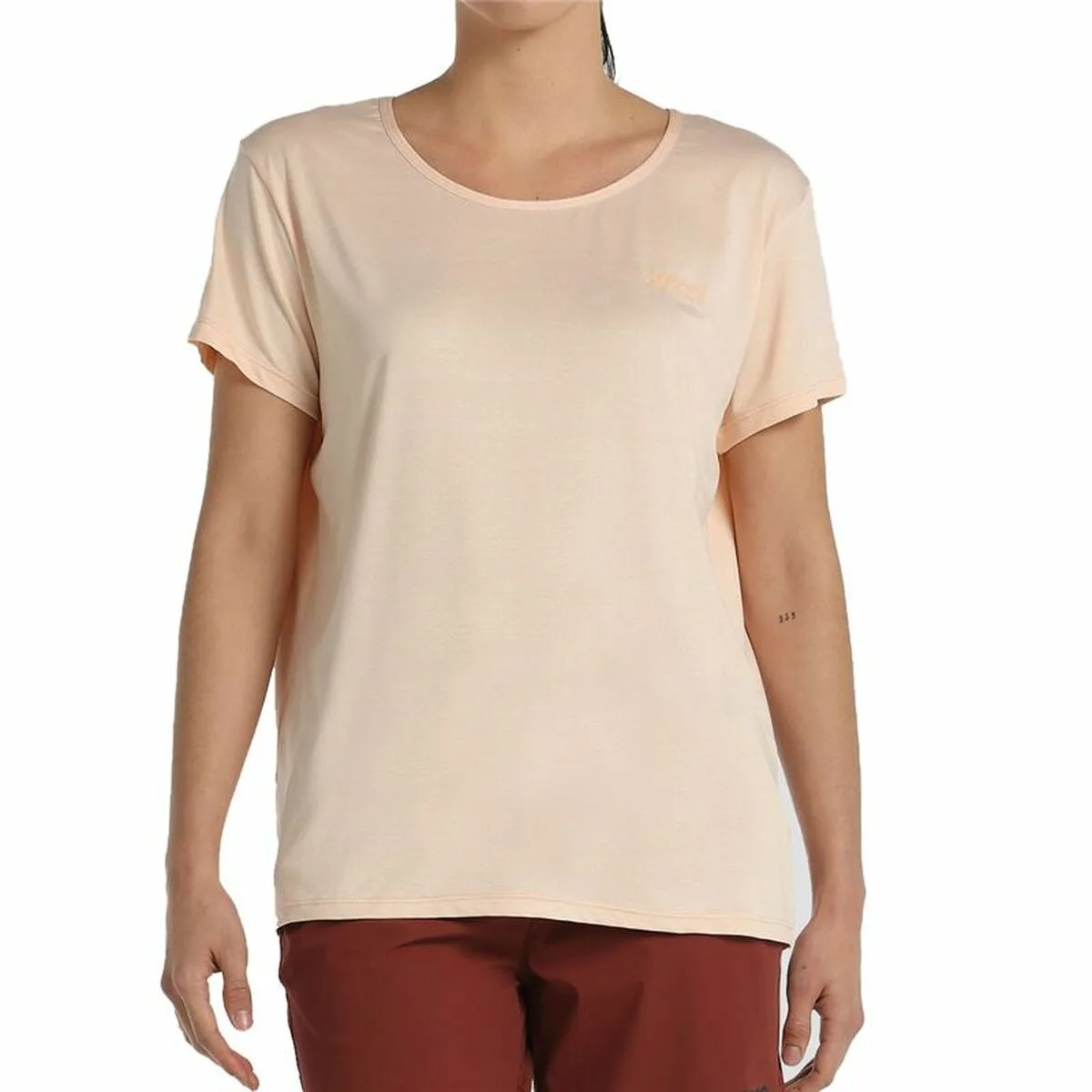 CAMISETA DE MANGA CORTA MUJER +8000 ACACIA BEIGE