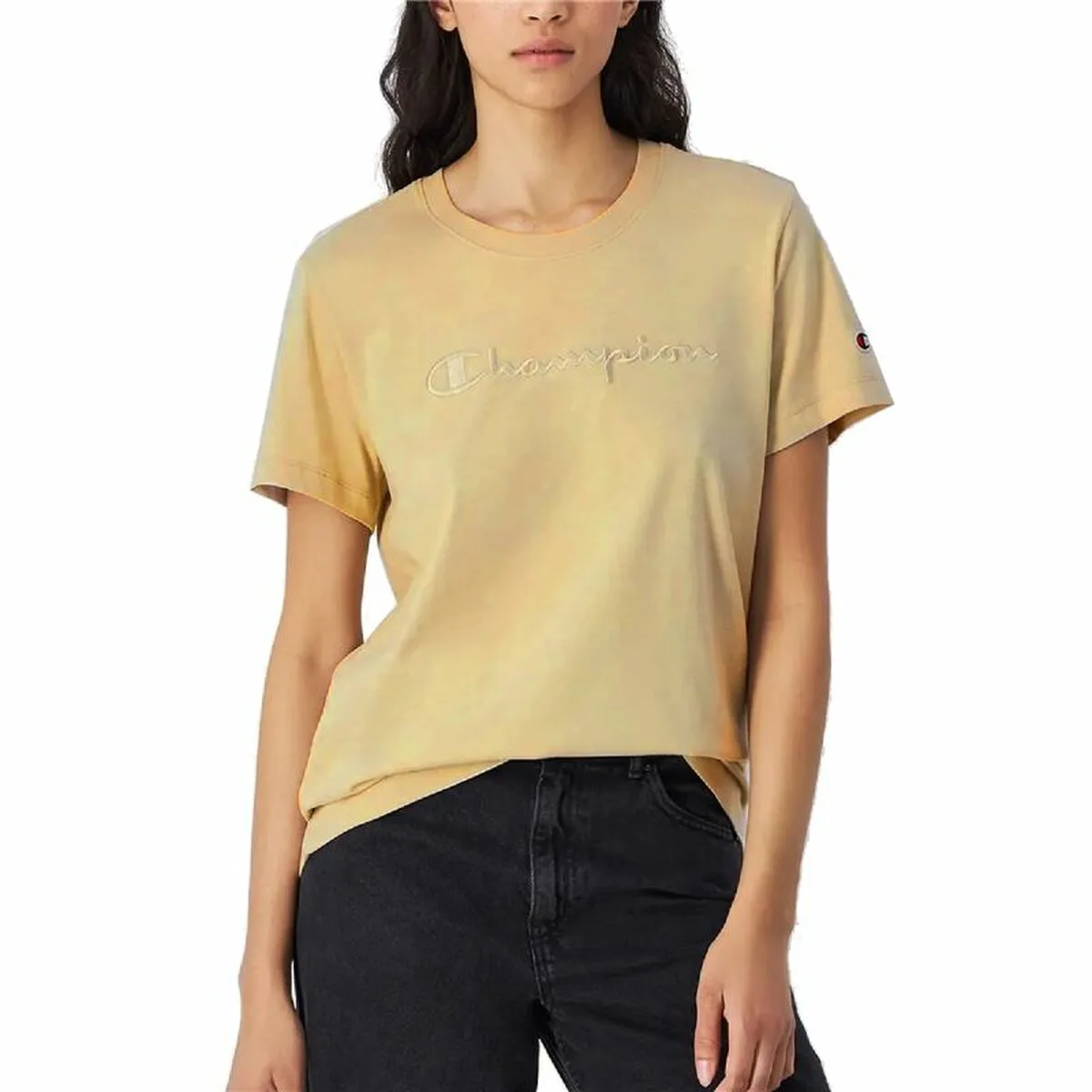 CAMISETA DE MANGA CORTA MUJER CHAMPION CREWNECK