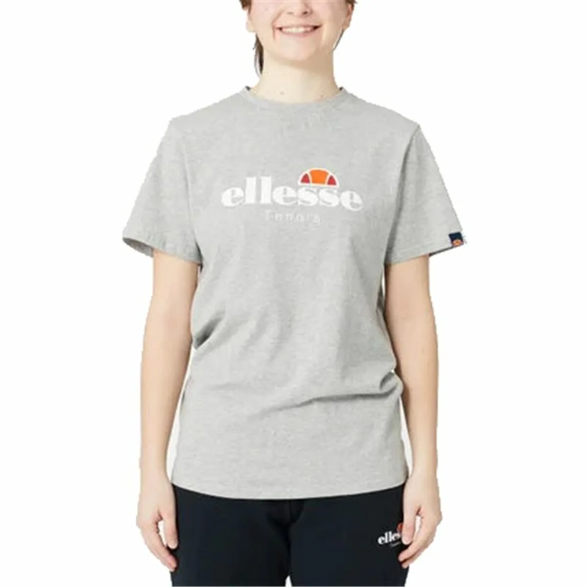 CAMISETA DE MANGA CORTA MUJER ELLESSE COLPO GRIS