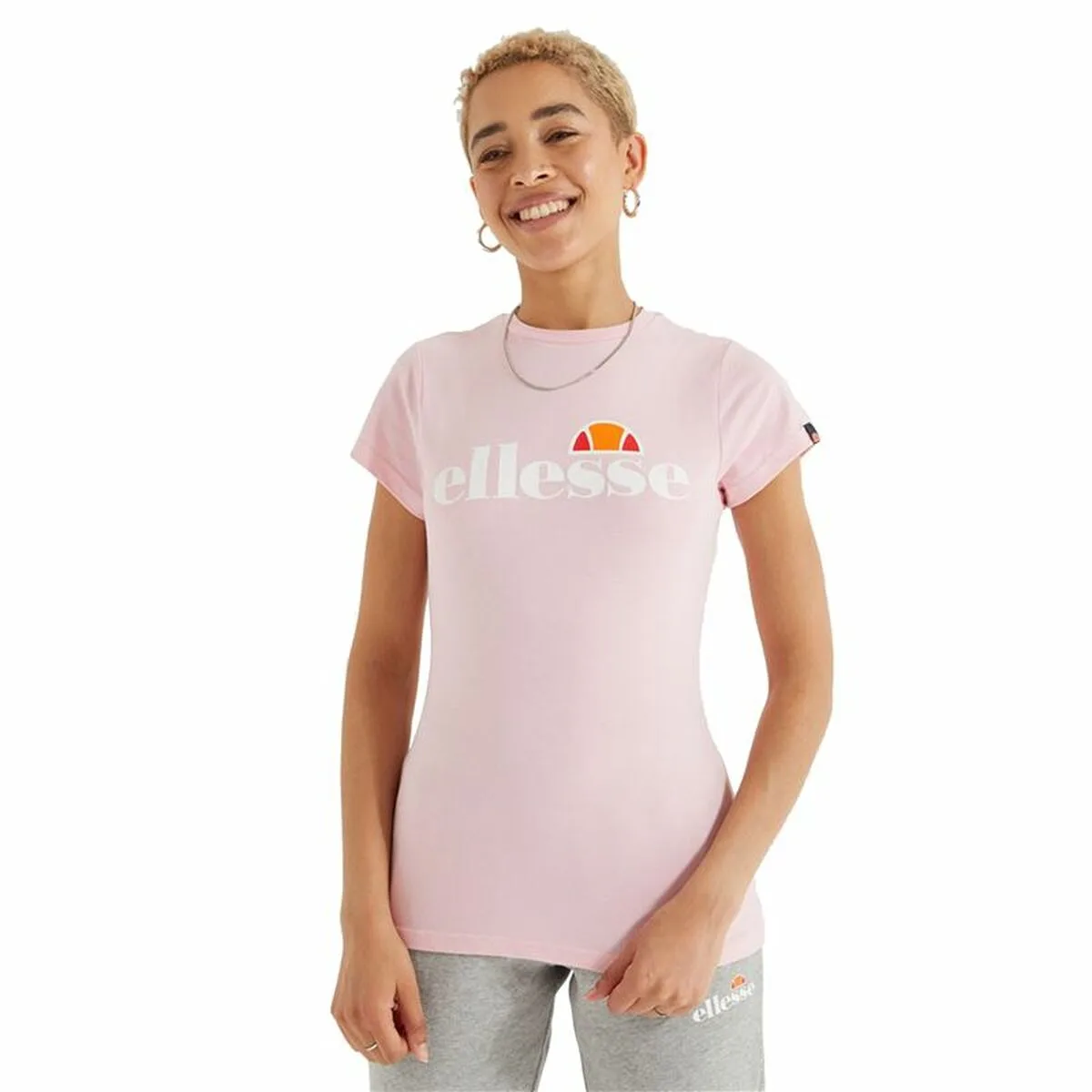 CAMISETA DE MANGA CORTA MUJER ELLESSE HAYES ROSA
