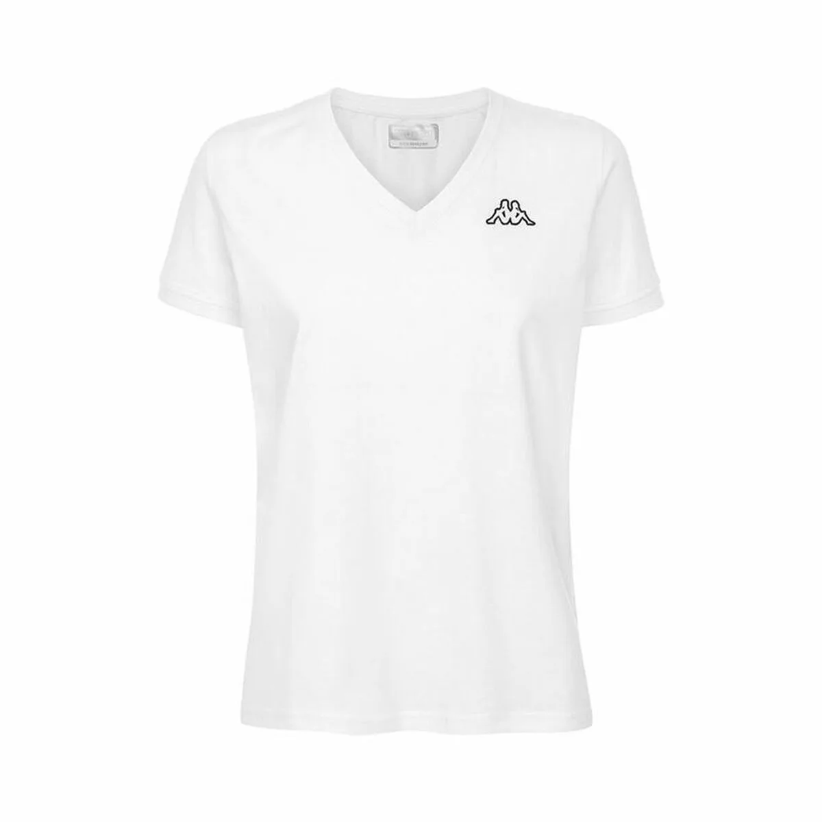 CAMISETA DE MANGA CORTA MUJER KAPPA CABOU BLANCO