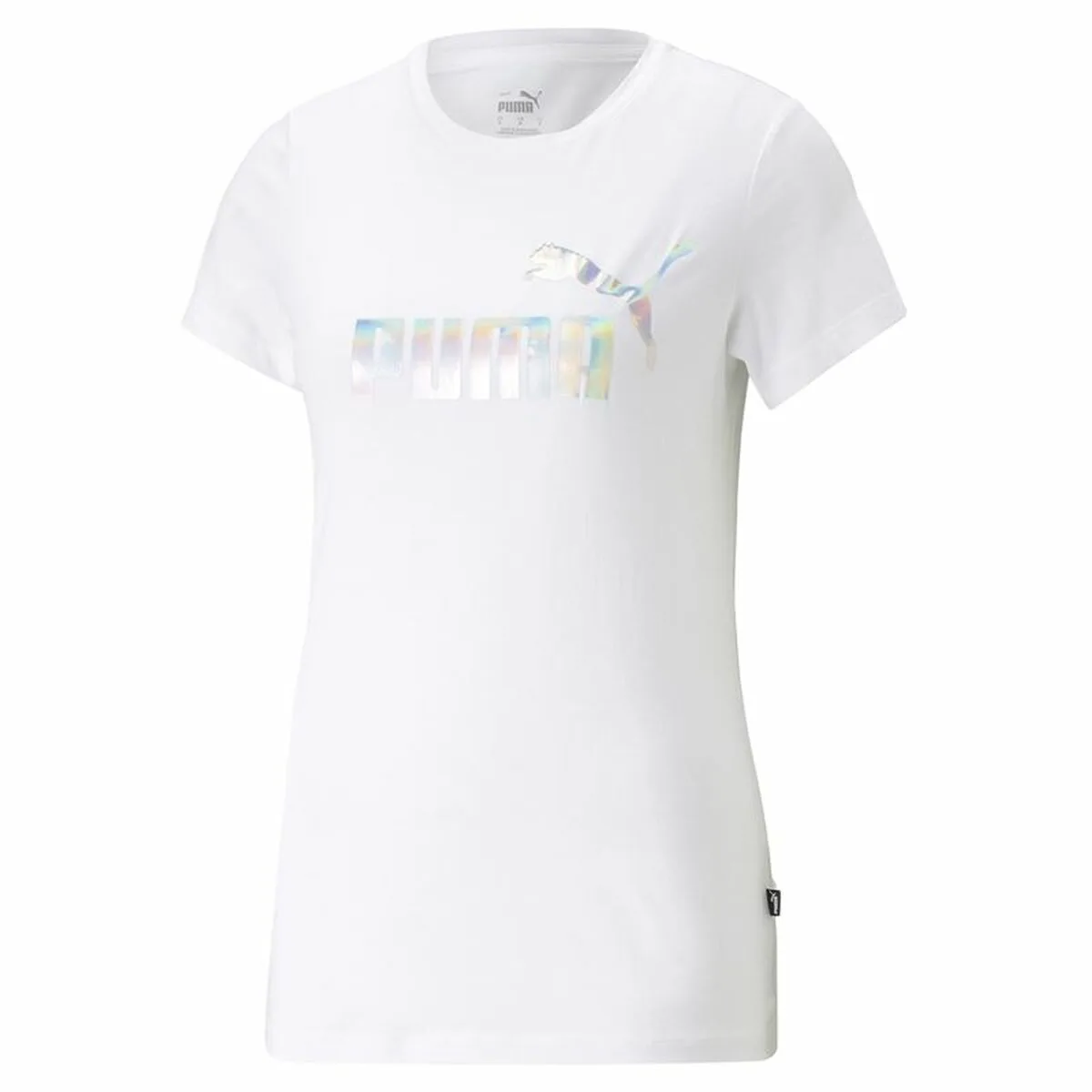 CAMISETA DE MANGA CORTA MUJER PUMA ESS+ NOVA SHINE BLANCO