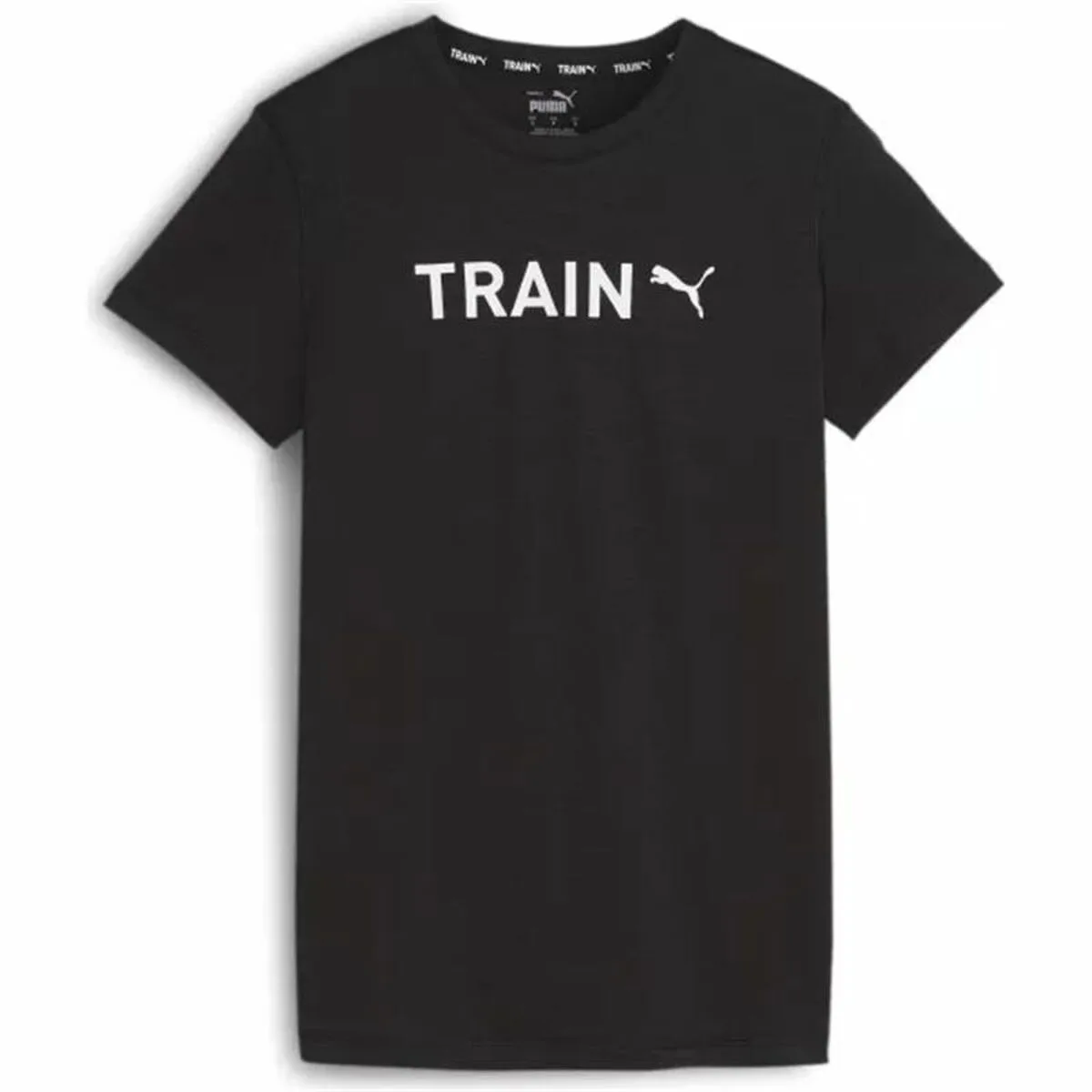 CAMISETA DE MANGA CORTA MUJER PUMA NEGRO