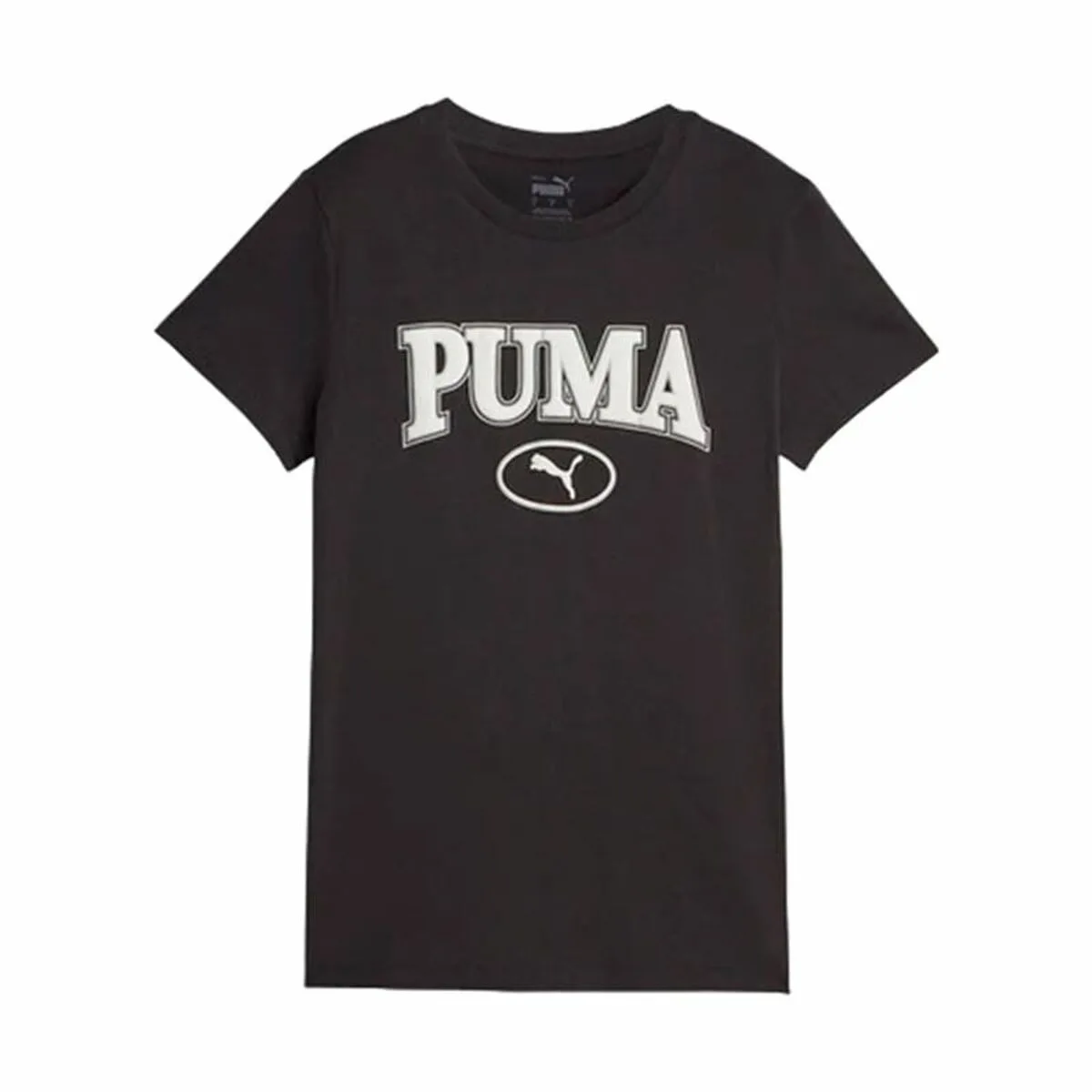 CAMISETA DE MANGA CORTA MUJER PUMA SQUAD GRAPHICC NEGRO