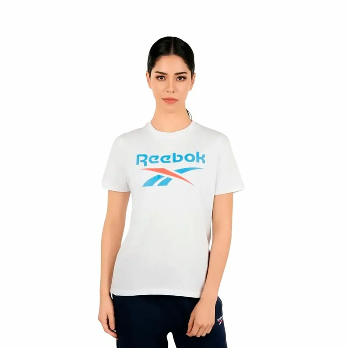 CAMISETA DE MANGA CORTA MUJER REEBOK REEBOK IDENTITY BLANCO