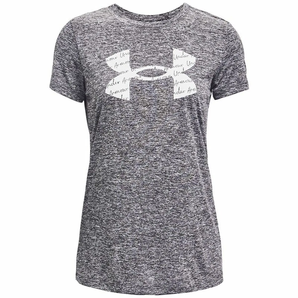 CAMISETA DE MANGA CORTA MUJER UNDER ARMOUR TECH TWIST GRIS