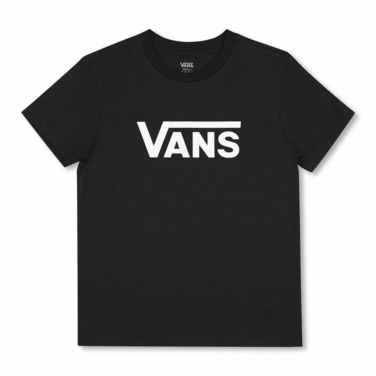 CAMISETA DE MANGA CORTA MUJER VANS DROP V SS CREW-B NEGRO
