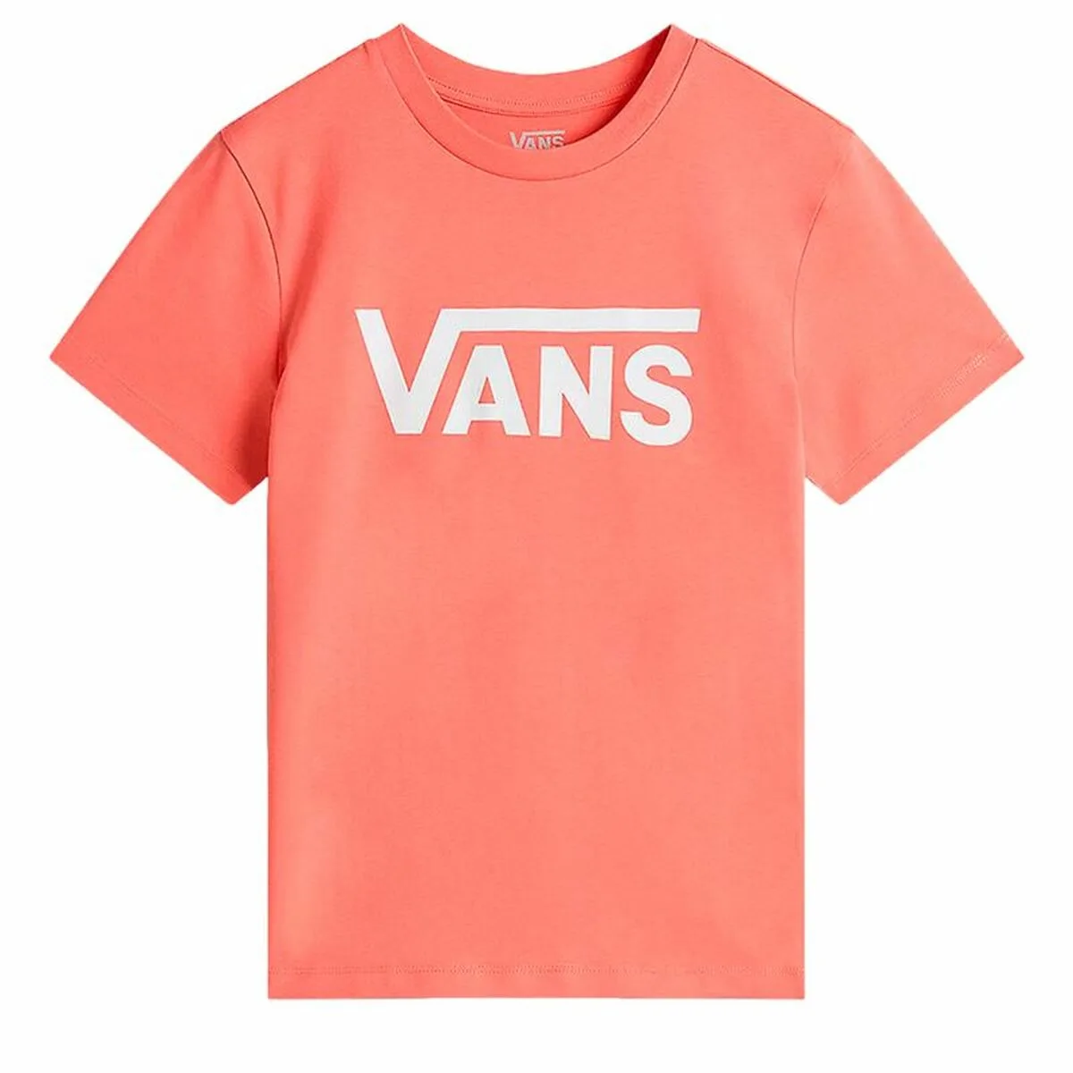 CAMISETA DE MANGA CORTA MUJER VANS FLYING V FLYV ROSA SALMÓN