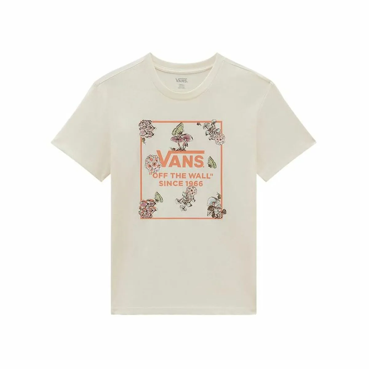 CAMISETA DE MANGA CORTA MUJER VANS FUNGI FLORAL BFF