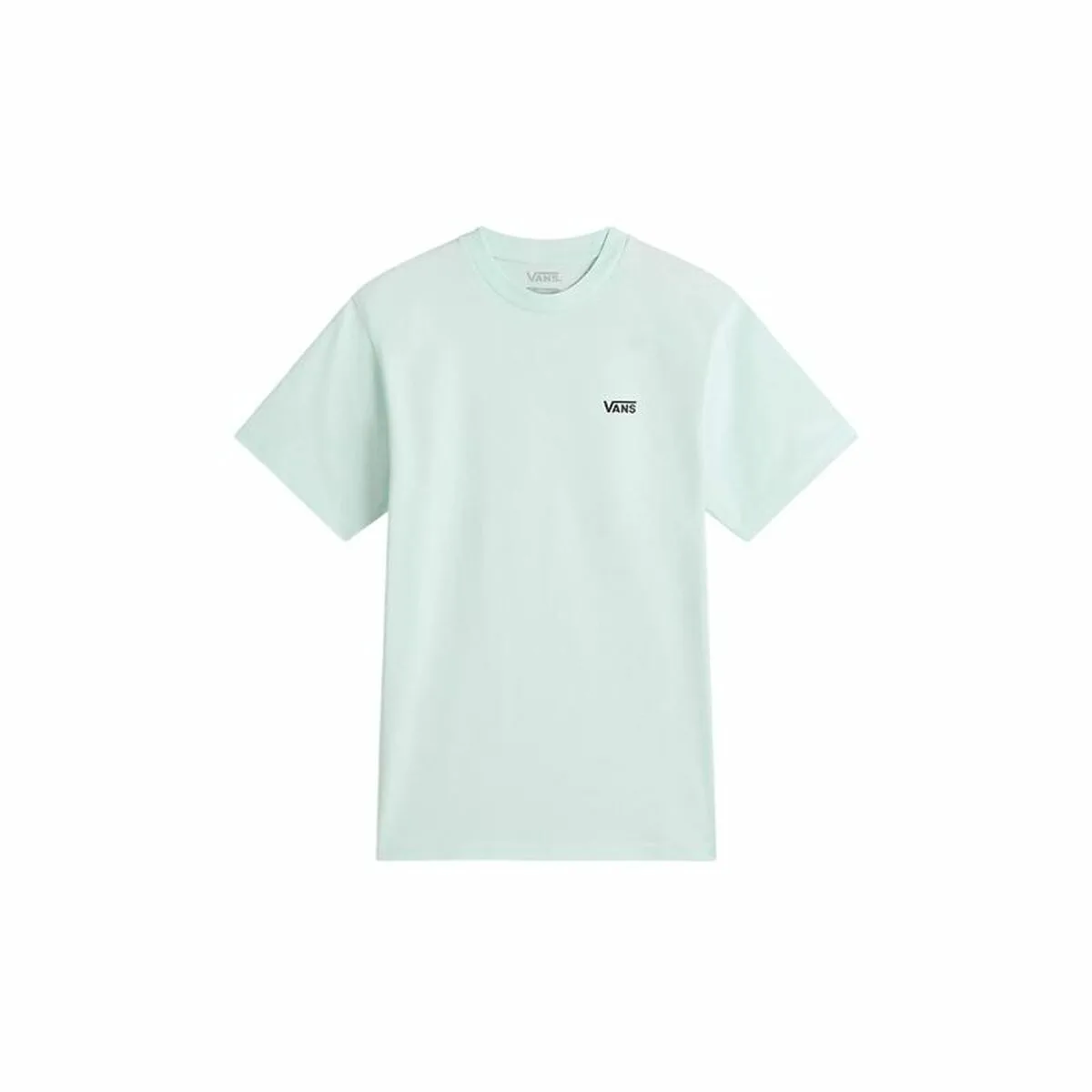 CAMISETA DE MANGA CORTA MUJER VANS LEFT CHEST LOGO EM HINT OF MINT AGUAMARINA