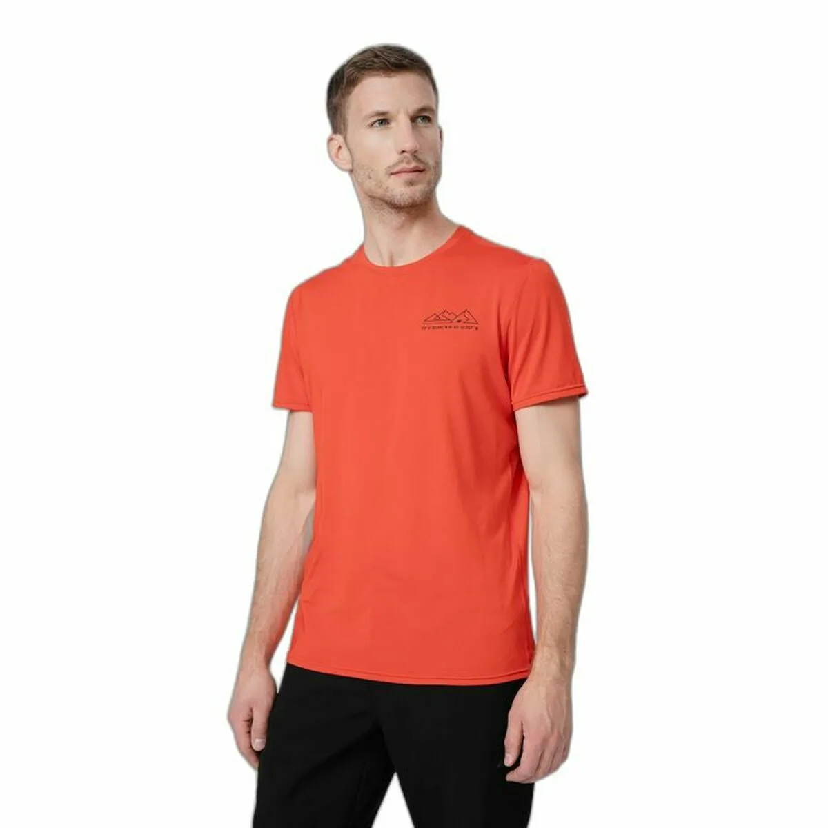 CAMISETA DE MANGA CORTA HOMBRE 4F FNK M209 ROJO