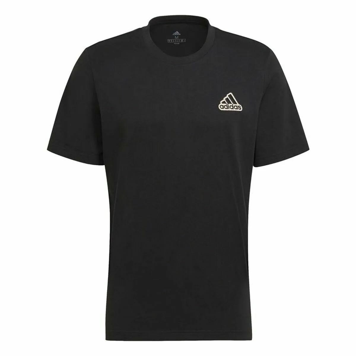 CAMISETA DE MANGA CORTA HOMBRE ADIDAS ESSENTIALS FEEL COMFY NEGRO
