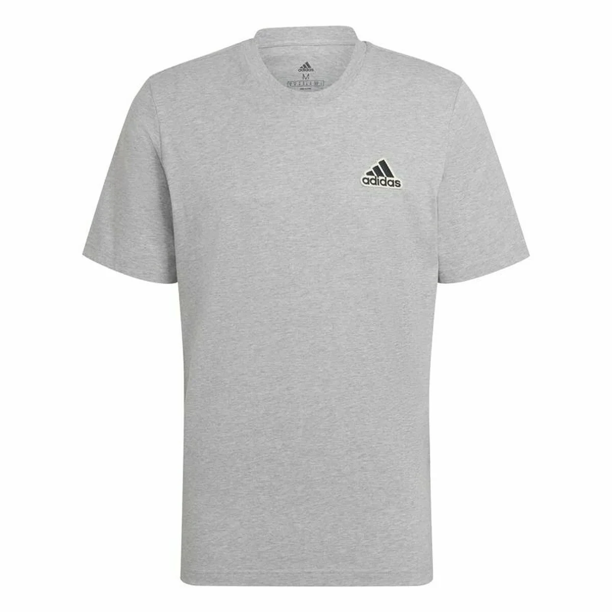 CAMISETA DE MANGA CORTA HOMBRE ADIDAS ESSENTIALS FEELCOMFY GRIS