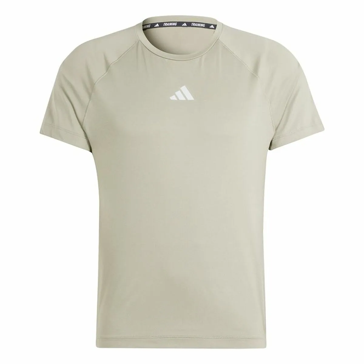 CAMISETA DE MANGA CORTA HOMBRE ADIDAS ESSENTIALS GYM+ BEIGE
