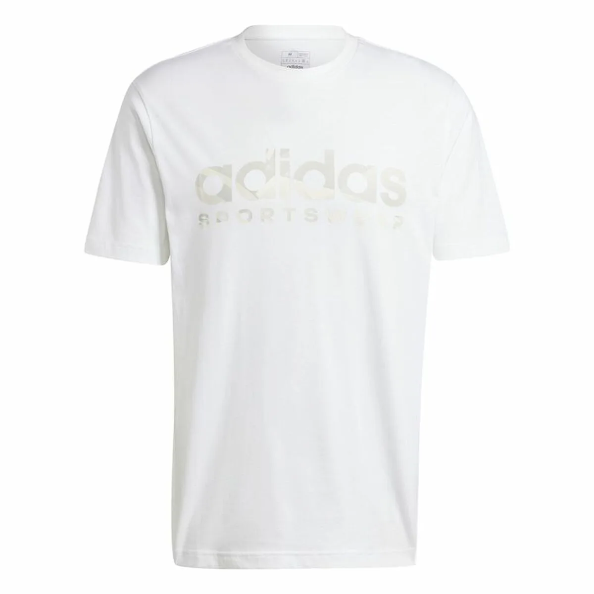 CAMISETA DE MANGA CORTA HOMBRE ADIDAS HOUSE OF TIRO SUMMER LINEAR GRAPHIC BLANCO