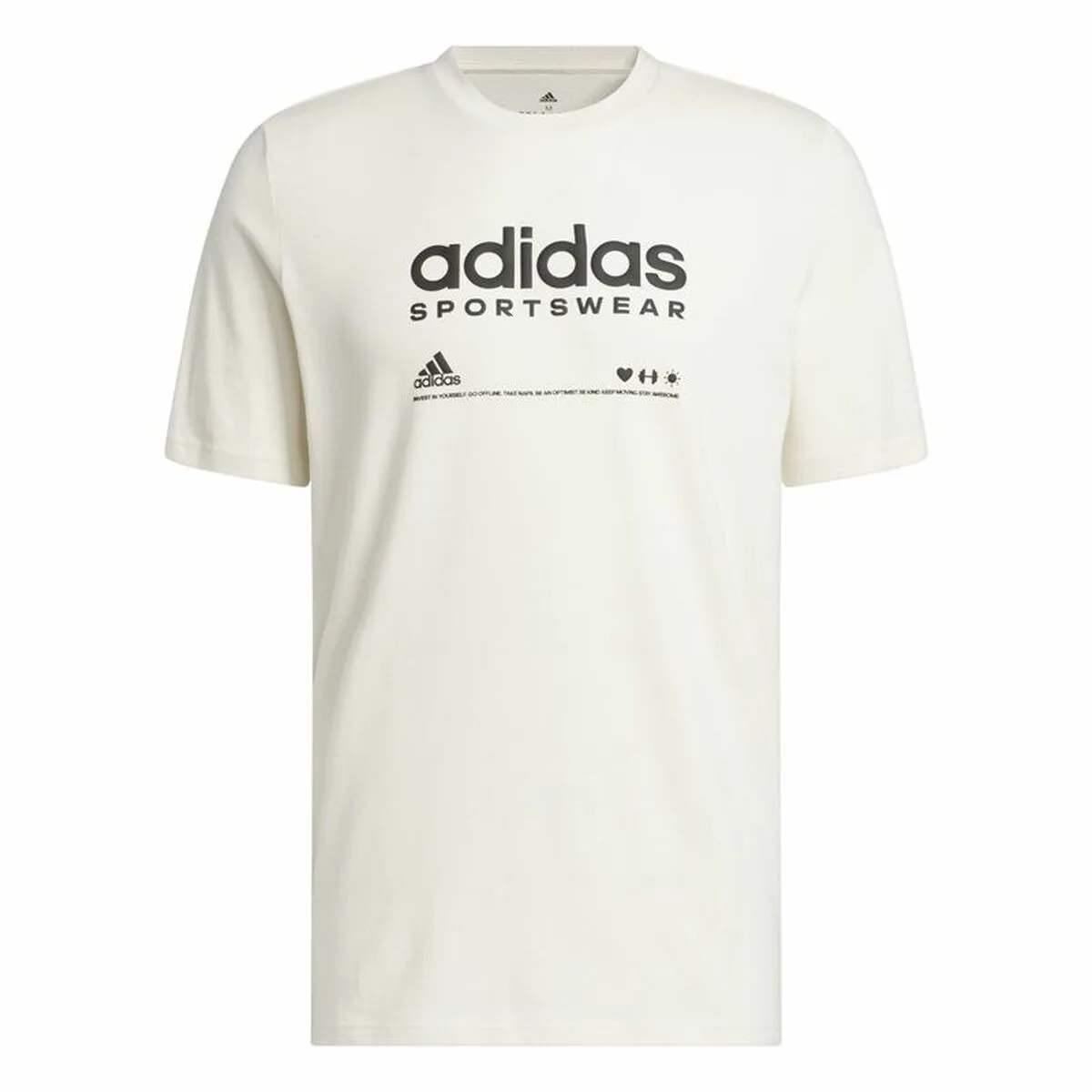 CAMISETA DE MANGA CORTA HOMBRE ADIDAS LOUNGE BLANCO