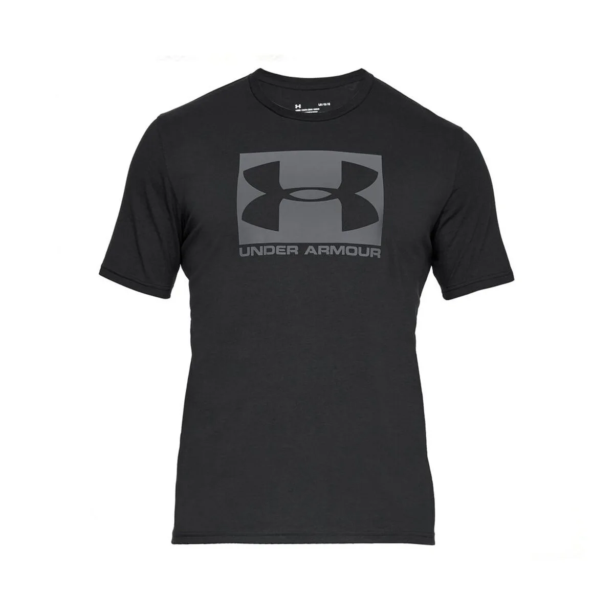 CAMISETA DE MANGA CORTA HOMBRE BOXED SPORTSTYLE UNDER ARMOUR 1329581 001 NEGRO