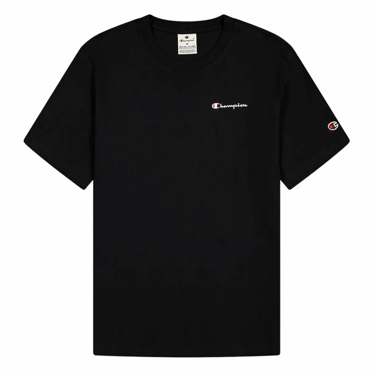 CAMISETA DE MANGA CORTA HOMBRE CHAMPION CHAMPION CREWNECK NEGRO