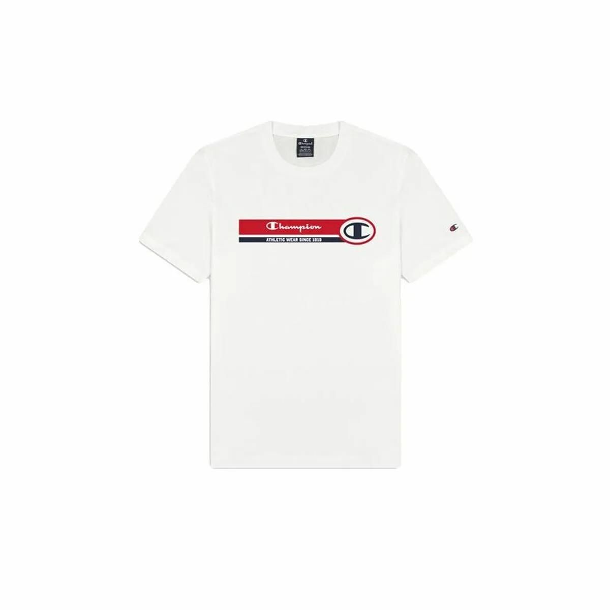 CAMISETA DE MANGA CORTA HOMBRE CHAMPION CREWNECK BLANCO