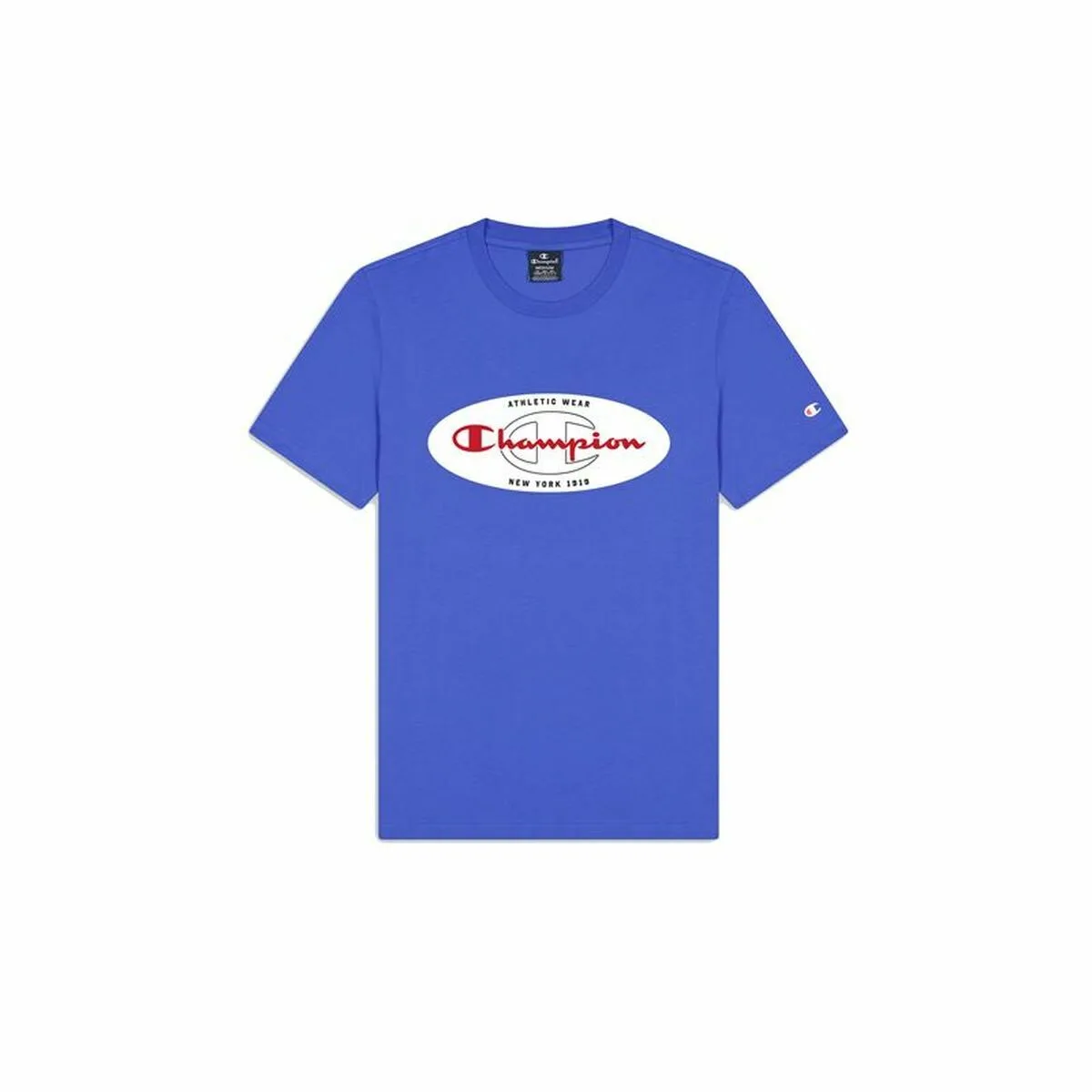 CAMISETA DE MANGA CORTA HOMBRE CHAMPION CREWNECK AZUL