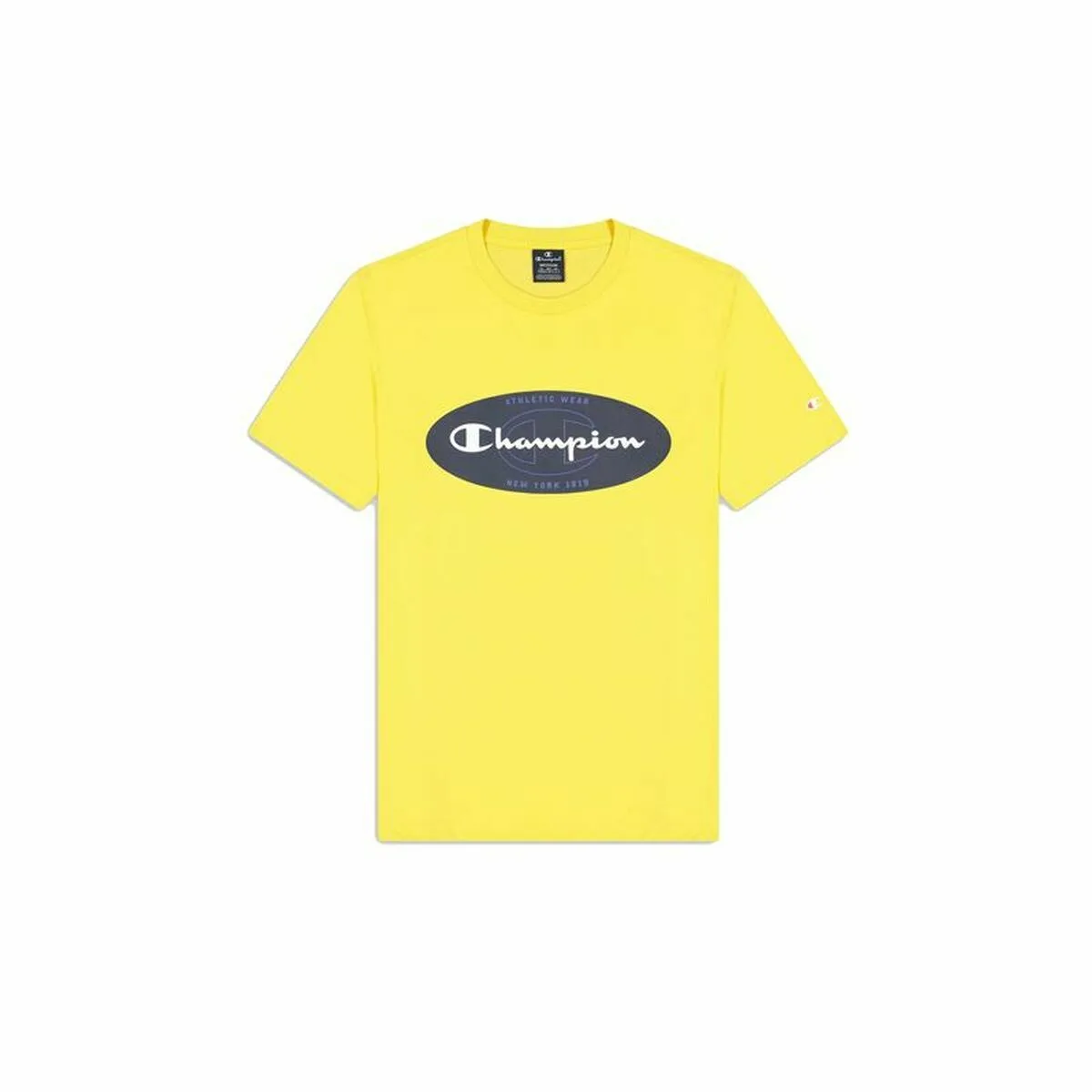 CAMISETA DE MANGA CORTA HOMBRE CHAMPION CREWNECK AMARILLO