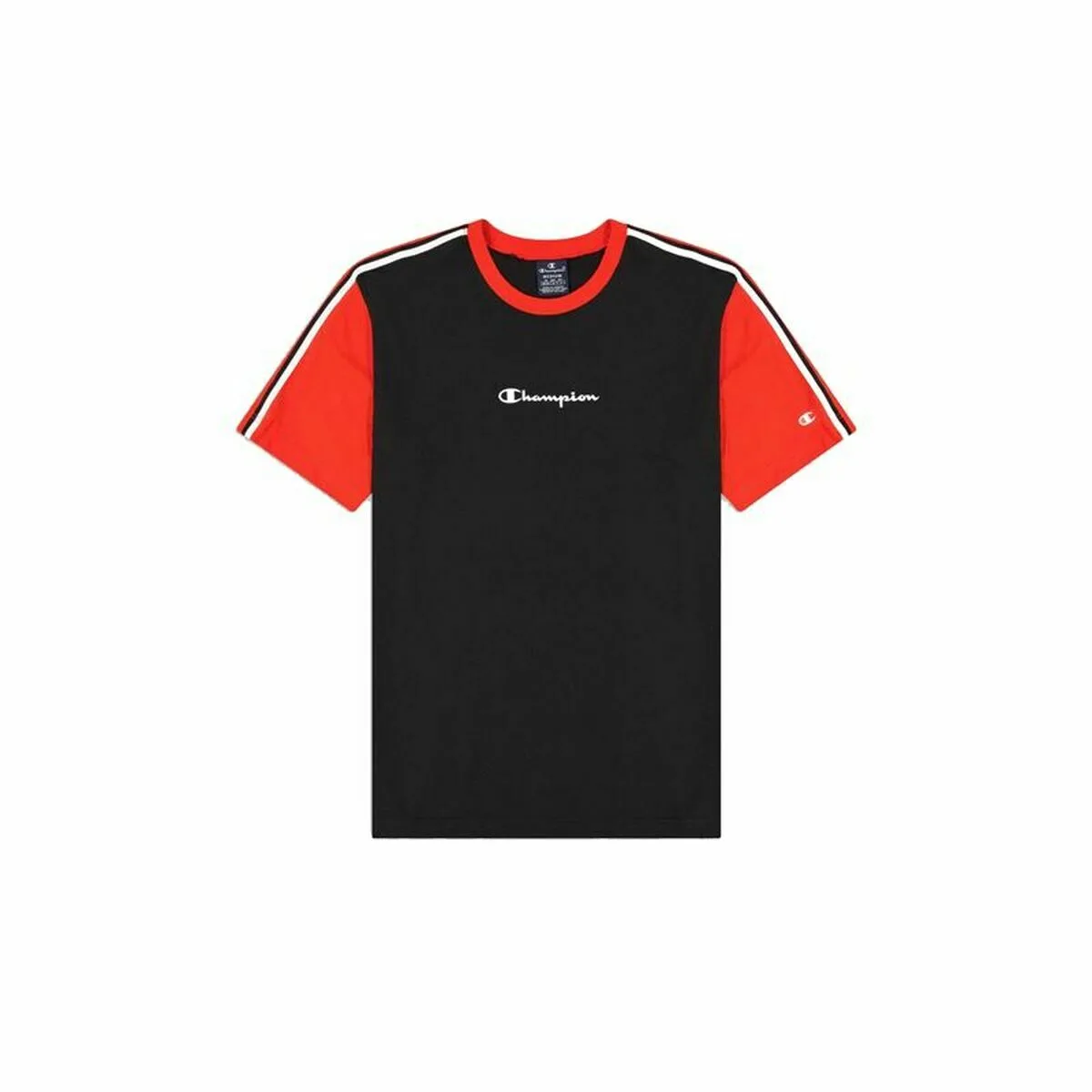 CAMISETA DE MANGA CORTA HOMBRE CHAMPION CREWNECK NEGRO