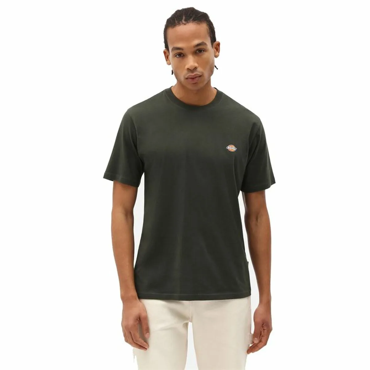 CAMISETA DE MANGA CORTA HOMBRE DICKIES MAPLETON VERDE OSCURO