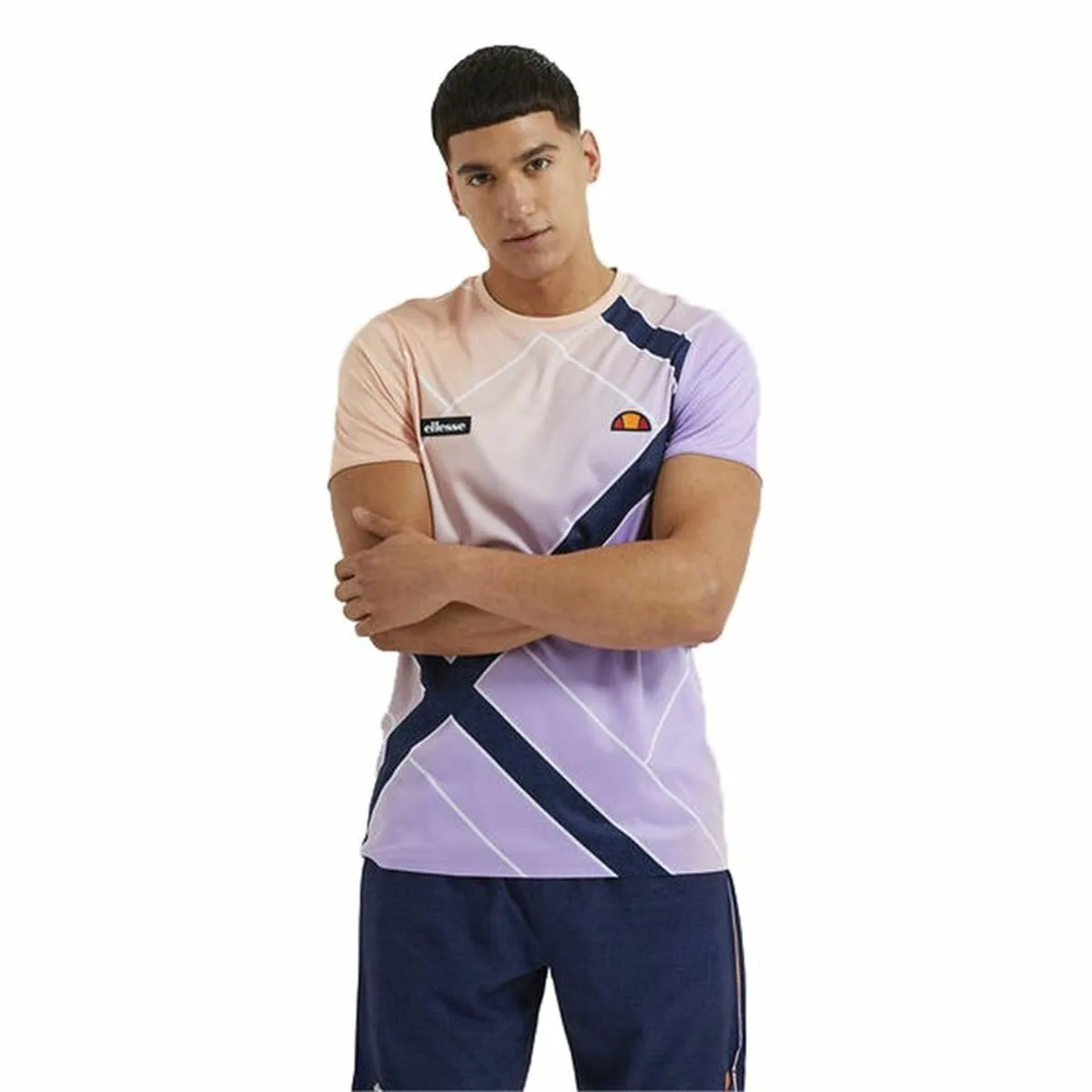 CAMISETA DE MANGA CORTA HOMBRE ELLESSE FULGORE VIOLETA