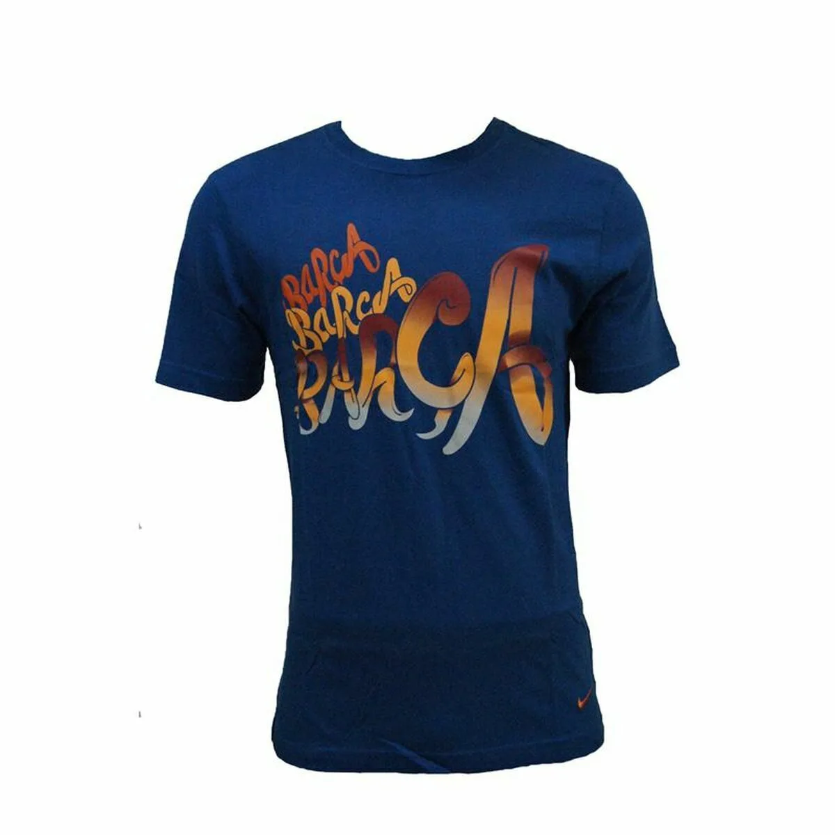 CAMISETA DE MANGA CORTA HOMBRE F.C. BARCELONA CORE TEE AZUL