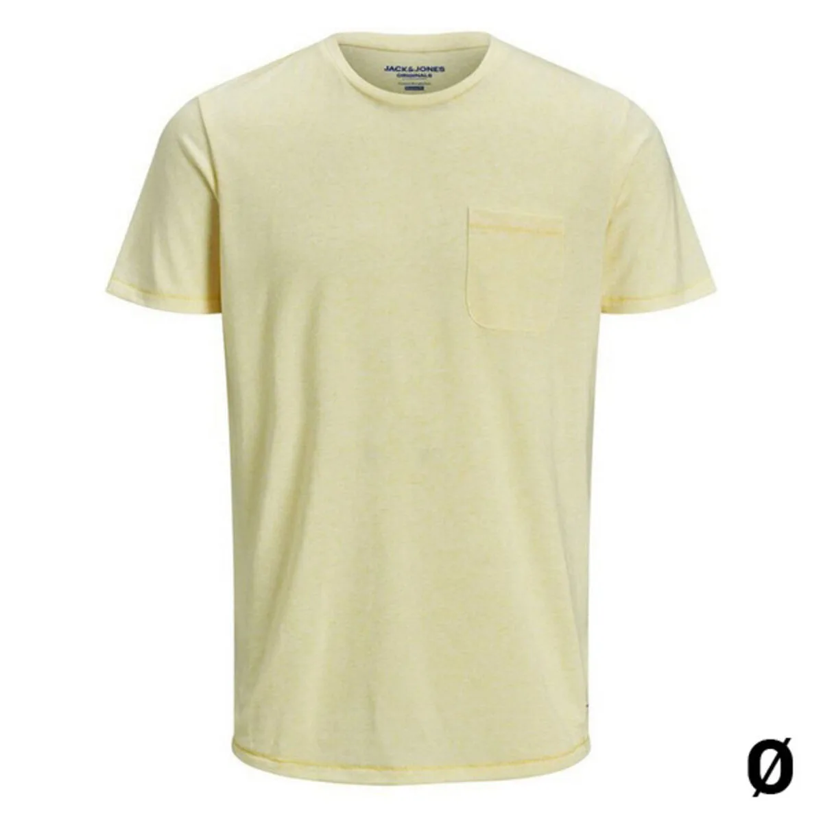 CAMISETA DE MANGA CORTA HOMBRE JACK & JONES 12171674 FLA AMARILLO