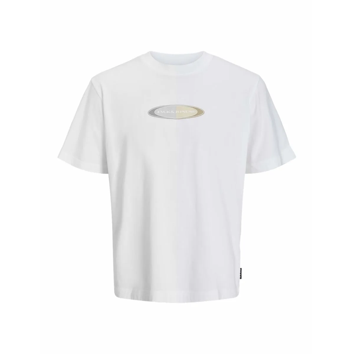 CAMISETA DE MANGA CORTA HOMBRE JACK & JONES JCOPACER BRANDING PRINT 12273880 BLANCO