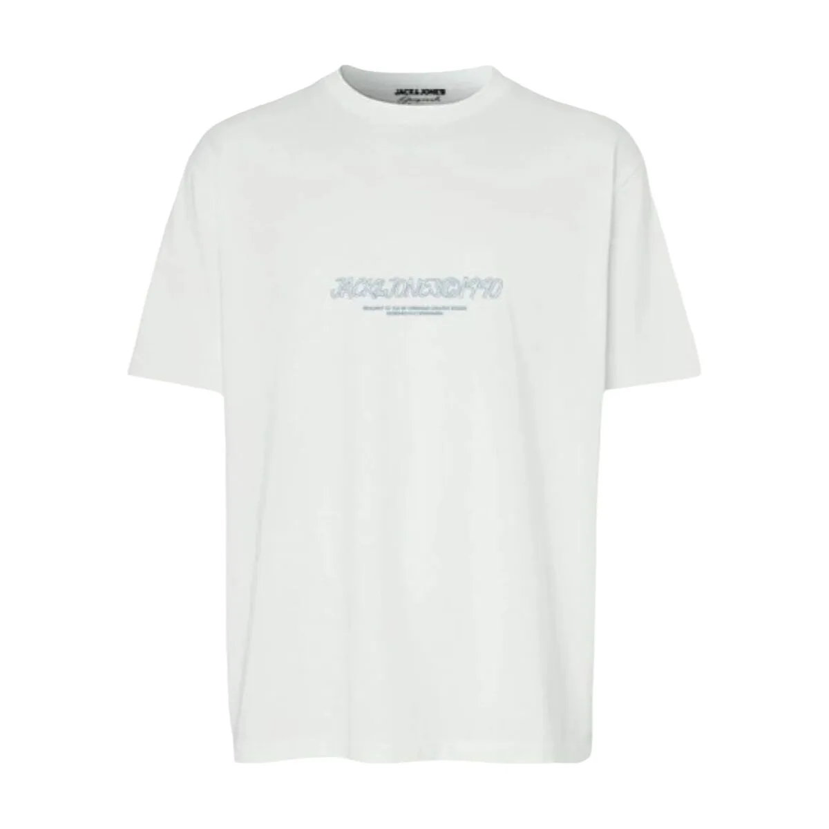 CAMISETA DE MANGA CORTA HOMBRE JACK & JONES JORBRONX TEE SS CREW NECK FST 12263936 BLANCO