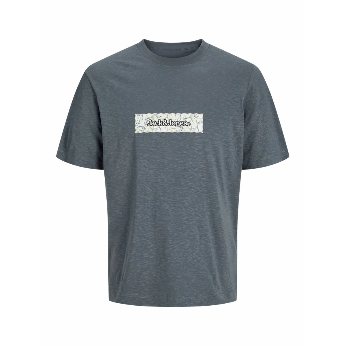 CAMISETA DE MANGA CORTA HOMBRE JACK & JONES JORSPLIT AOP BRANDING TEE 12272993 GRIS