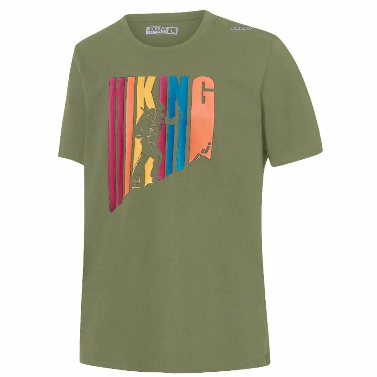 CAMISETA DE MANGA CORTA HOMBRE JOLUVI HIKING GRIS