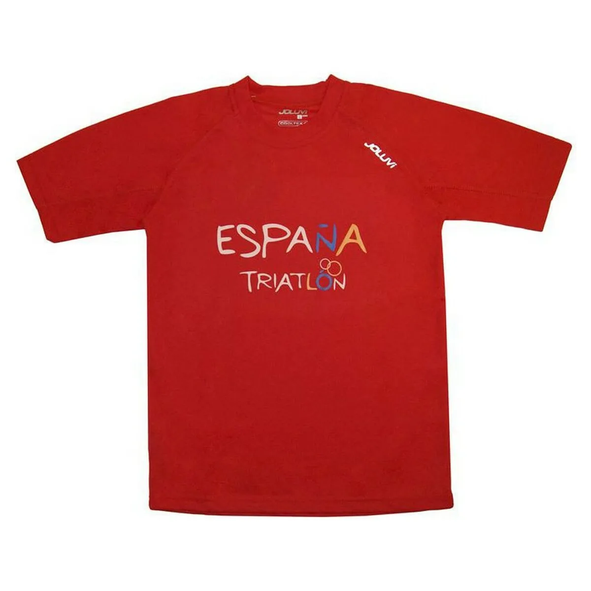 CAMISETA DE MANGA CORTA HOMBRE JOLUVI MATH ROJO