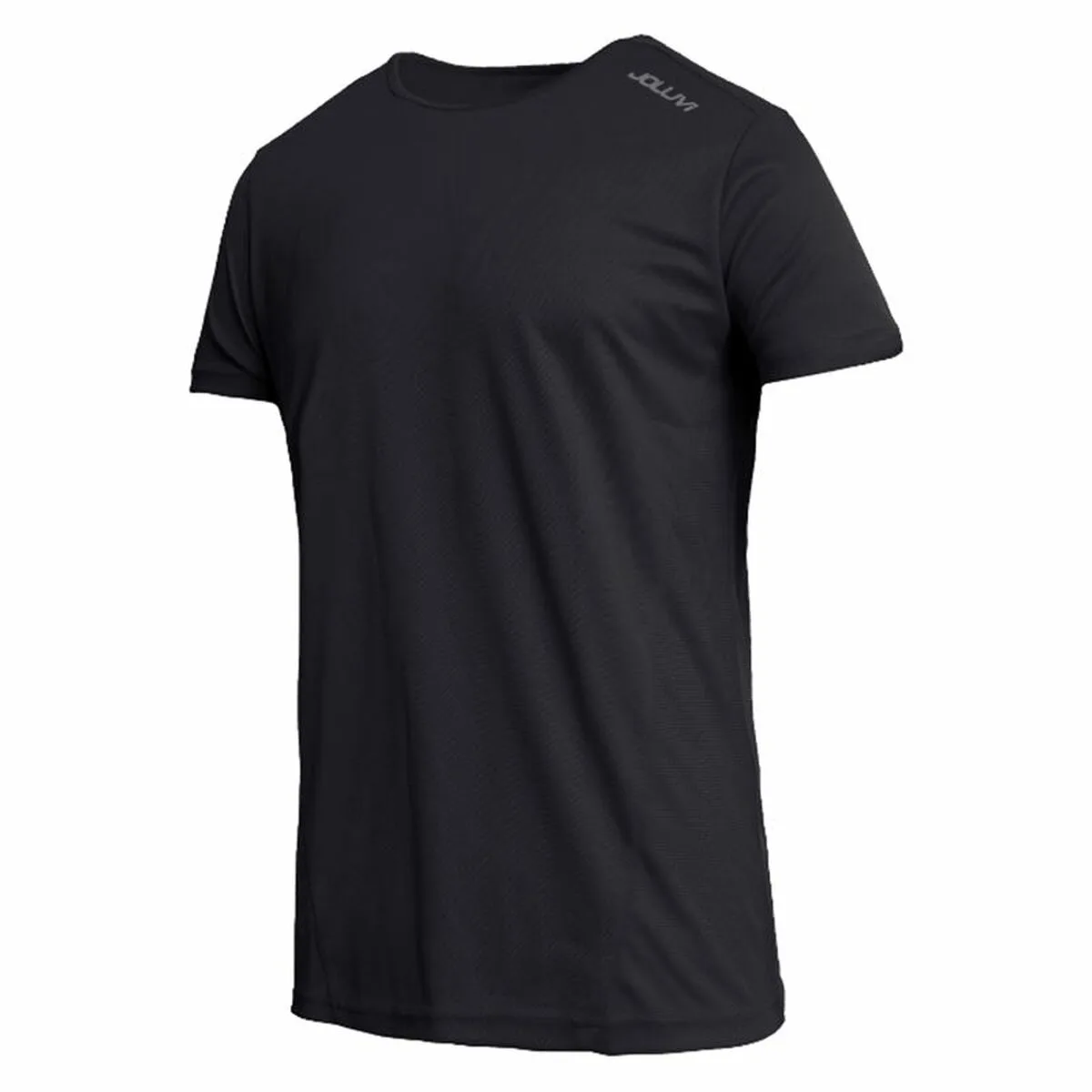 CAMISETA DE MANGA CORTA HOMBRE JOLUVI RUNPLEX NEGRO