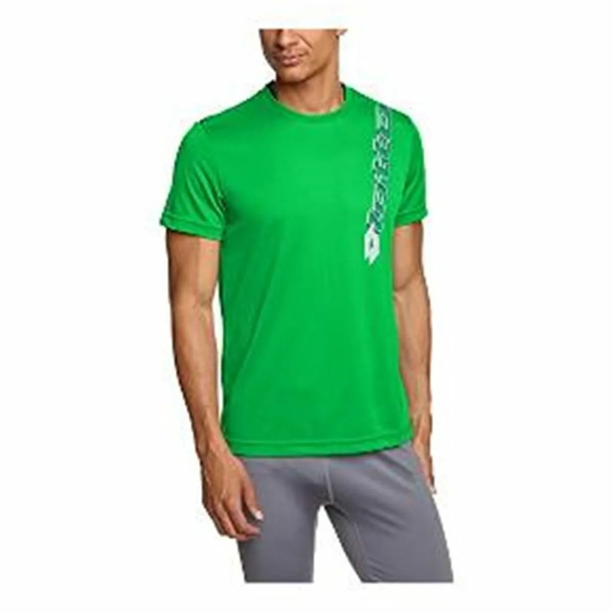 CAMISETA DE MANGA CORTA HOMBRE LOTTO  XAMU FLUO VERDE