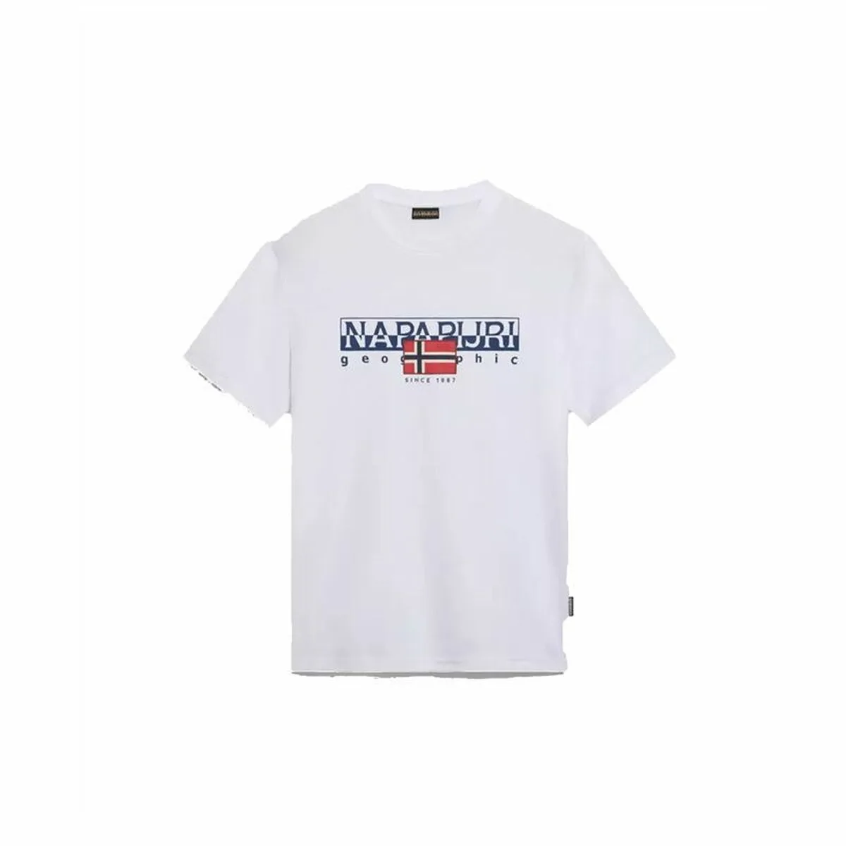 CAMISETA DE MANGA CORTA HOMBRE NAPAPIJRI S-AYLMER BLANCO