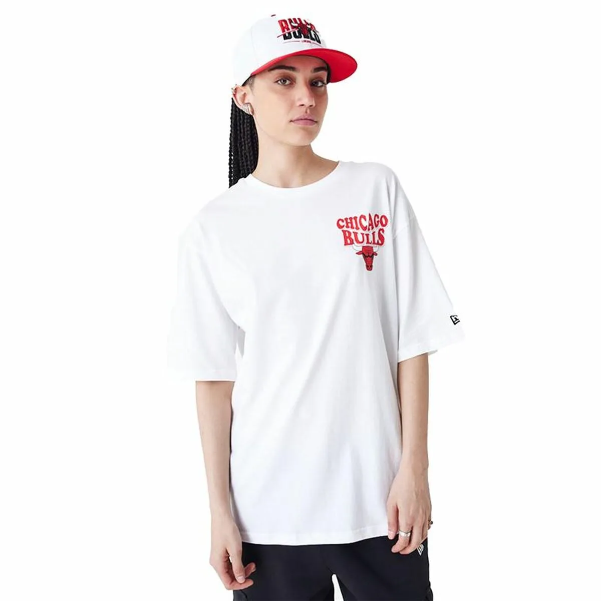 CAMISETA DE MANGA CORTA HOMBRE NEW ERA  SCRIPT OS TEE CHIBUL 60435518 BLANCO (XL)