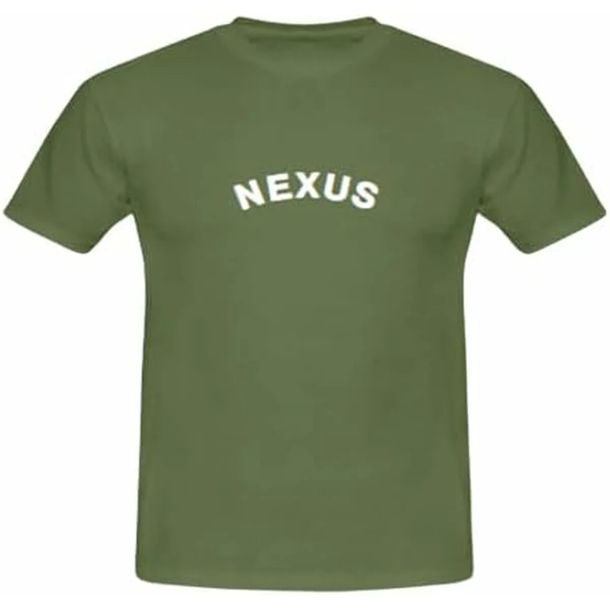 CAMISETA DE MANGA CORTA HOMBRE NEXUS PALAU BLANCO MARRÓN VERDE