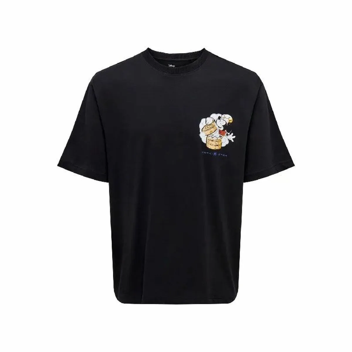 CAMISETA DE MANGA CORTA HOMBRE ONLY & SONS ONSDISNEY LIFE RLX NEGRO