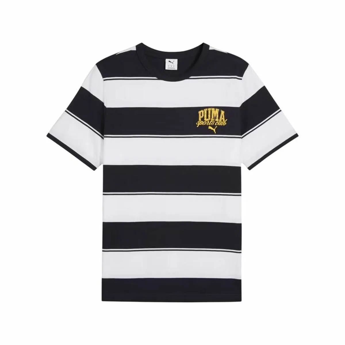 CAMISETA DE MANGA CORTA HOMBRE PUMA CLASS STRIPED T AZUL MARINO