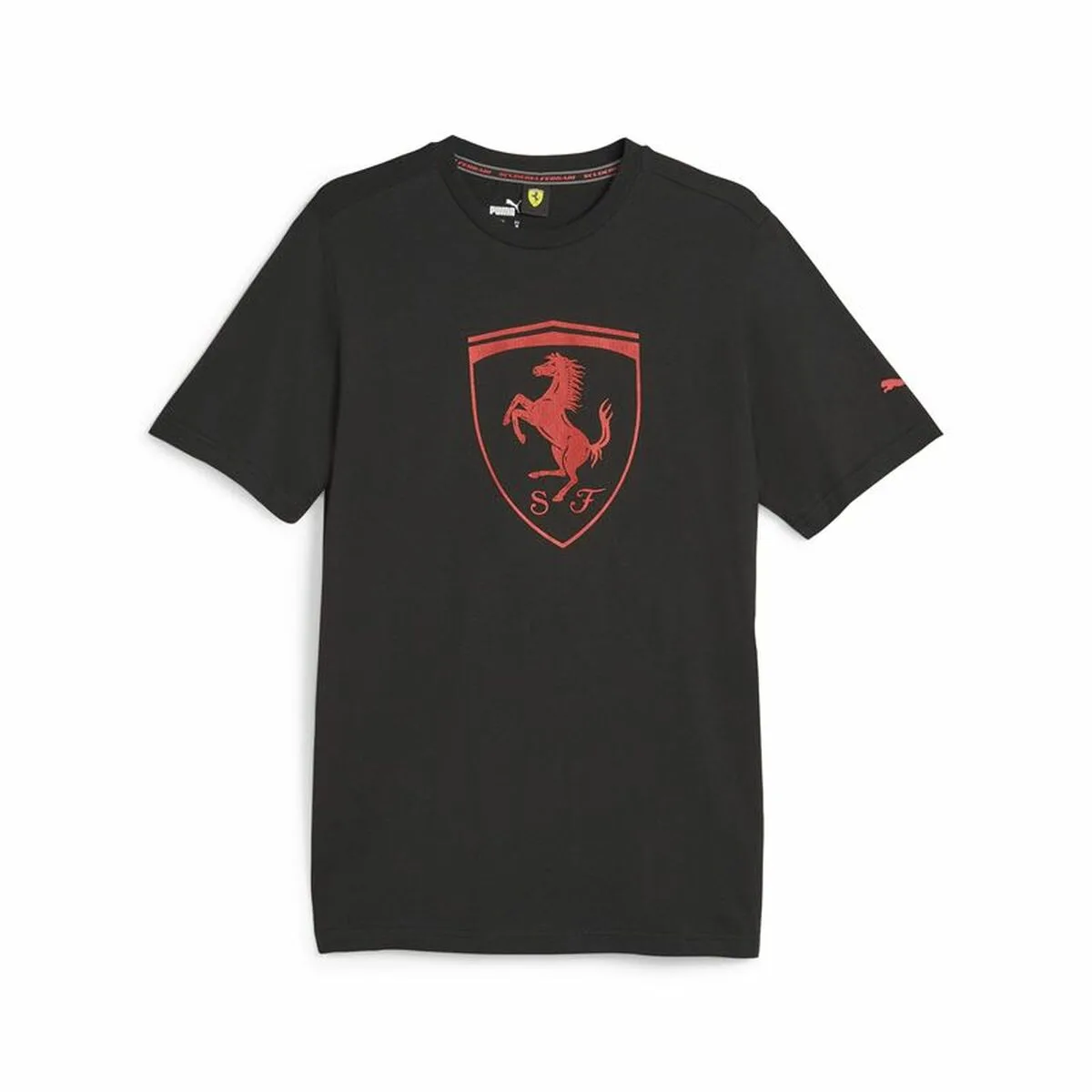 CAMISETA DE MANGA CORTA HOMBRE PUMA FERRARI RACE TONAL B NEGRO