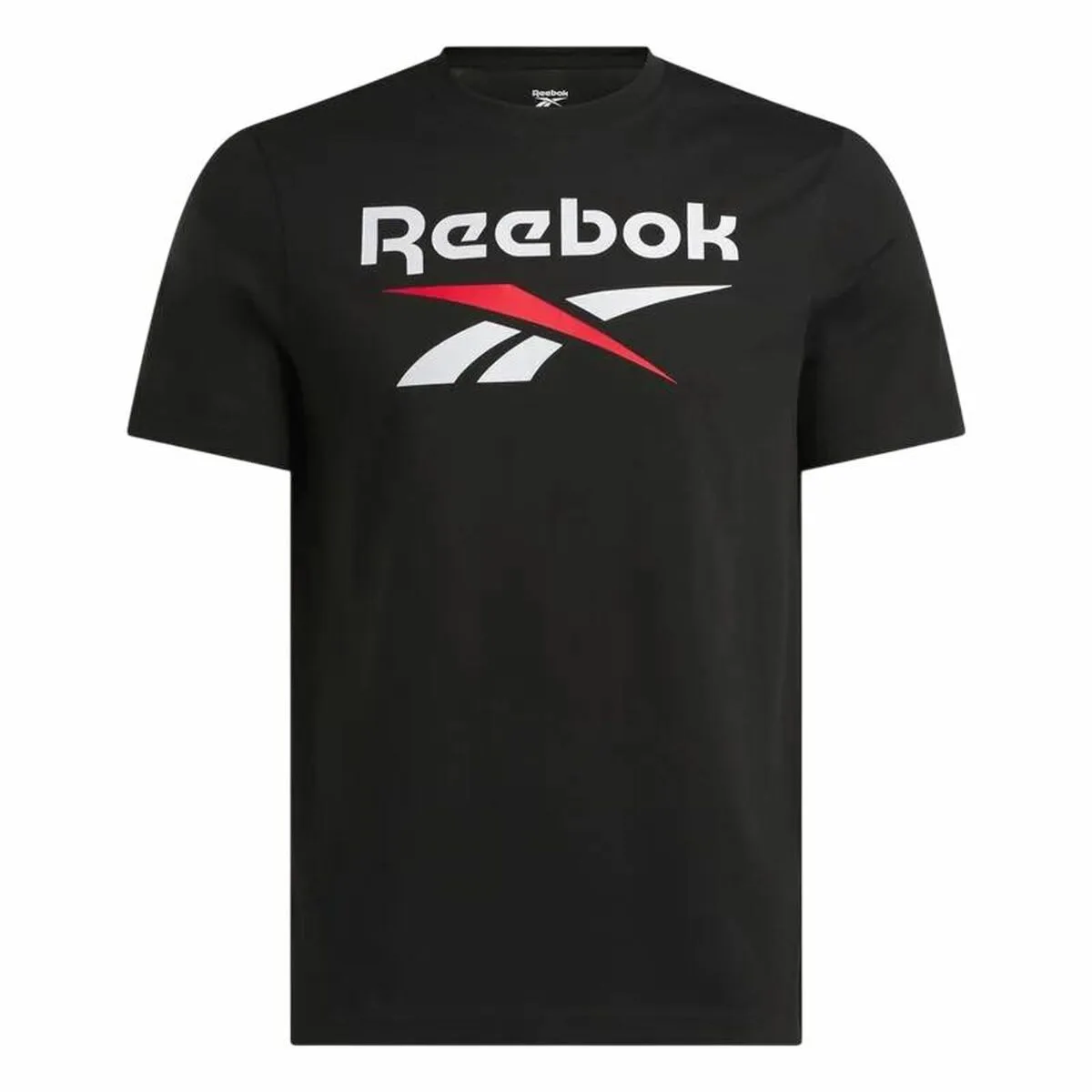 CAMISETA DE MANGA CORTA HOMBRE REEBOK IDENTITY BIG NEGRO