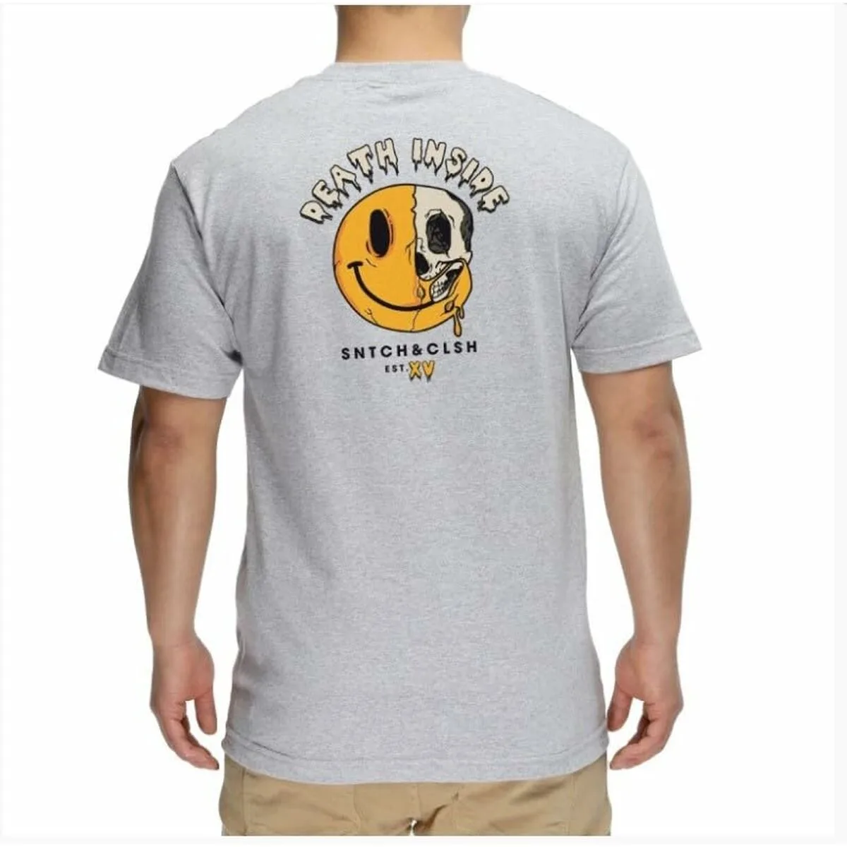 CAMISETA DE MANGA CORTA HOMBRE SNATCH & CLASH DEATH INSIDE