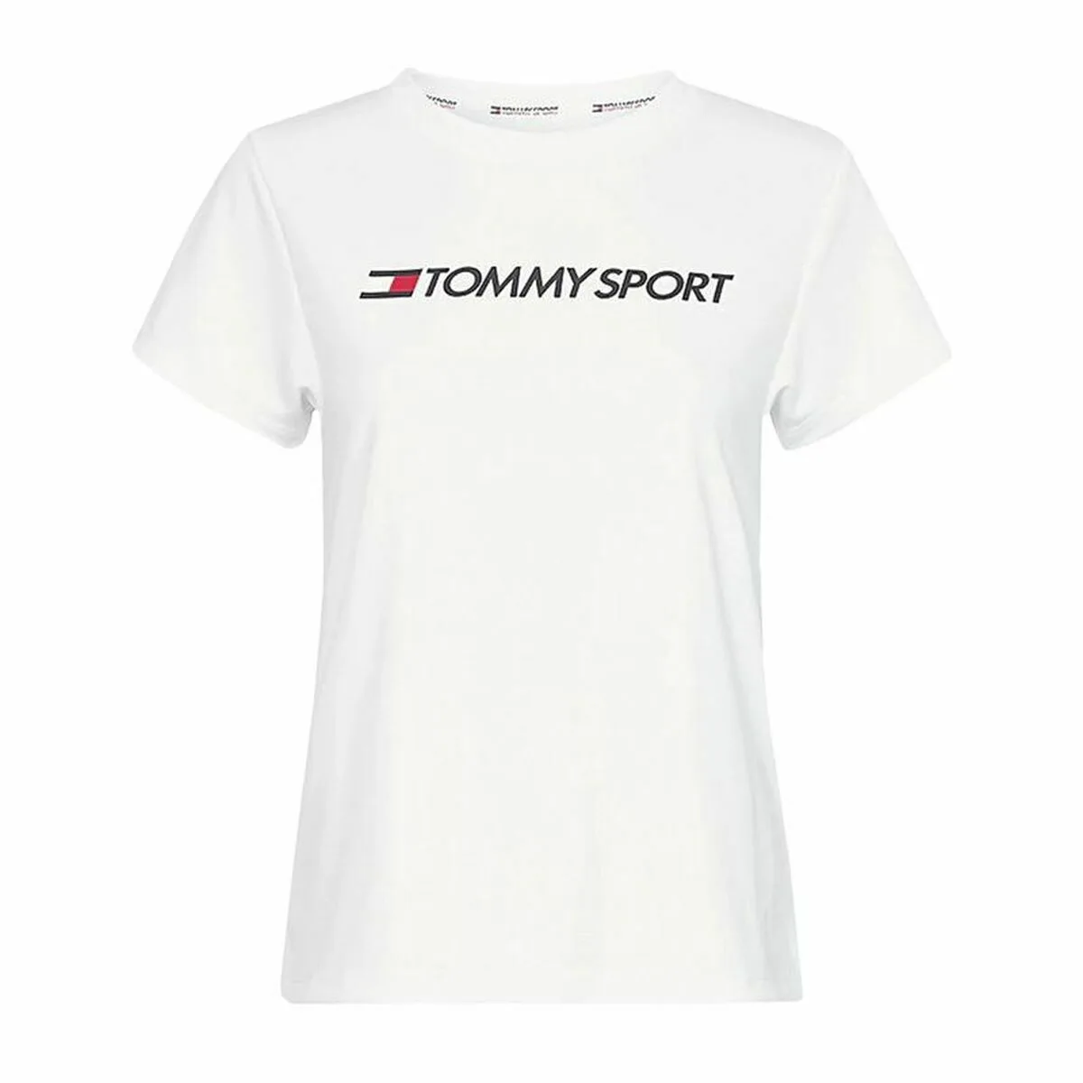 CAMISETA DE MANGA CORTA HOMBRE TOMMY HILFIGER LOGO CHEST BLANCO