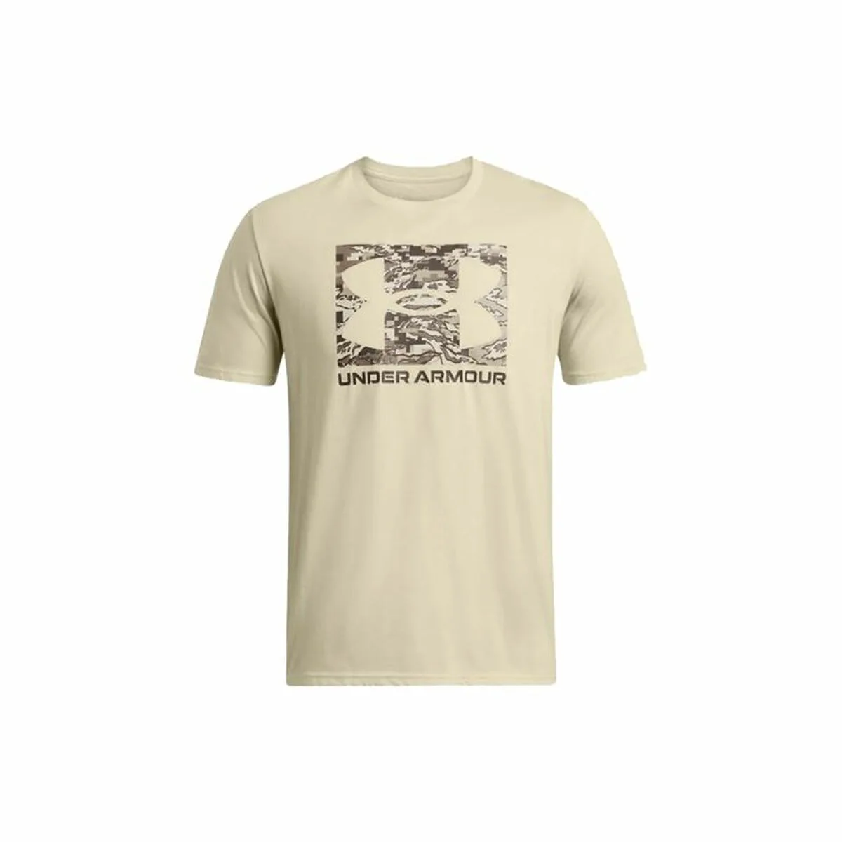 CAMISETA DE MANGA CORTA HOMBRE UNDER ARMOUR ABC CAMO BOXED BEIGE