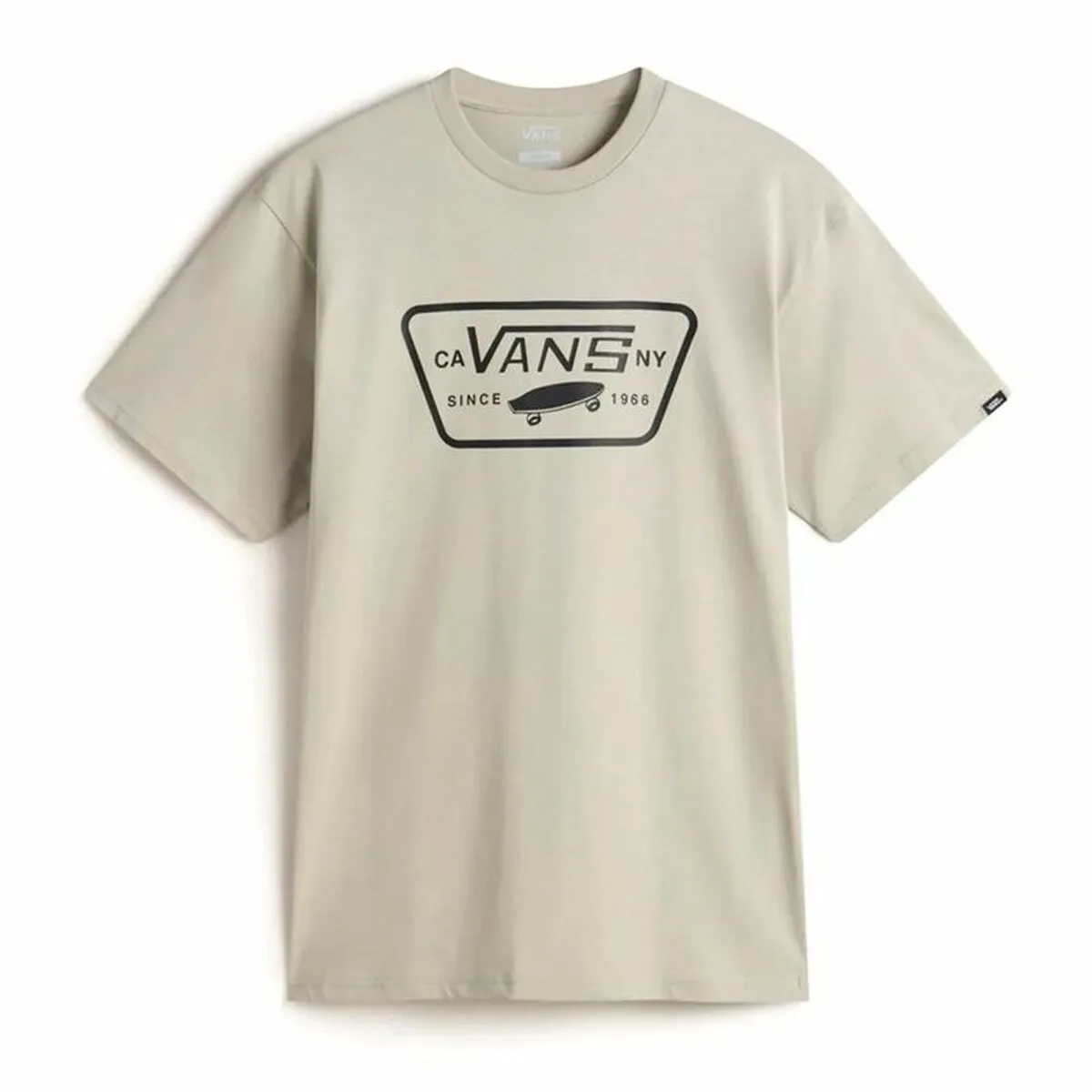 CAMISETA DE MANGA CORTA HOMBRE VANS FULL PATCH LONDON FOG BEIGE