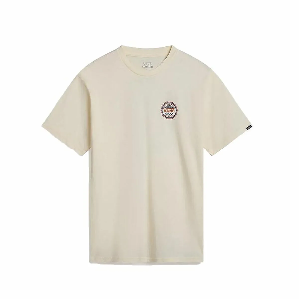 CAMISETA DE MANGA CORTA HOMBRE VANS HAWL PASS SS CREW BEIGE