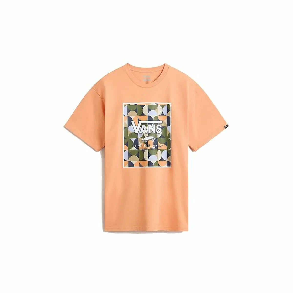 CAMISETA DE MANGA CORTA HOMBRE VANS MN CLASSIC PRINT BOX VN0A5E7YD051 NARANJA